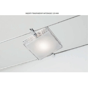 Sorg.orient led 5,8W bianco ins. Trasparente Athena illuminazione Sistemi e tesate